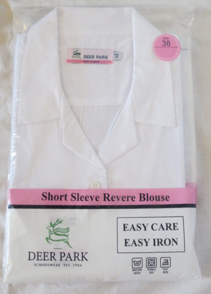 St Joseph College Short Sleeve Revere Blouse